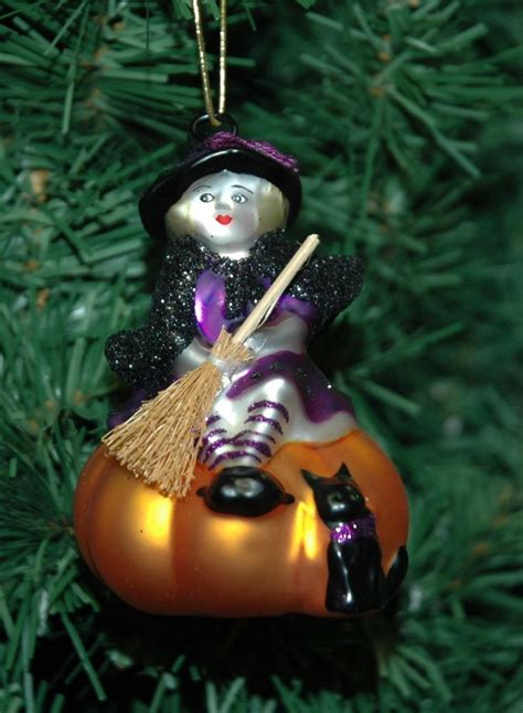 Blasting witch tree ornament